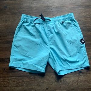 Blue swim trunks